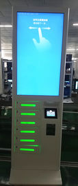 Münzenboden-Stand-Handy-Chargierwagen-Handy-Ladestation mit 43&quot; LCD-Bildschirm