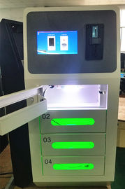 Ladestations-Kioske Münzen-MCU-System-mehrfache Handy-Ladestation USBs mit 4 Schließfächern