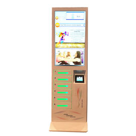 Münzenboden-Stand-Handy-Chargierwagen-Handy-Ladestation mit 43&quot; LCD-Bildschirm