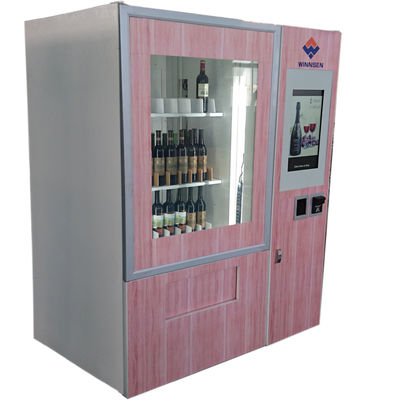 Rotwein-automatischer Automat mit 22&quot; Werbungs-Touch Screen und Aufzug
