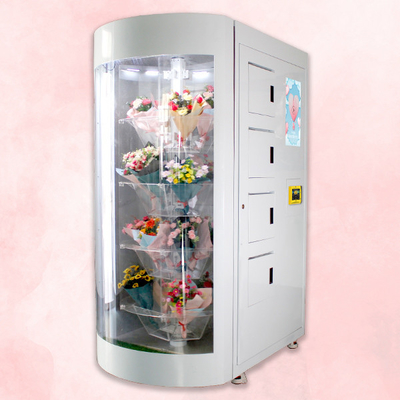 24 Stunden Krankenhaus-Klinik-Automat mit transparentem Regal für Blumen